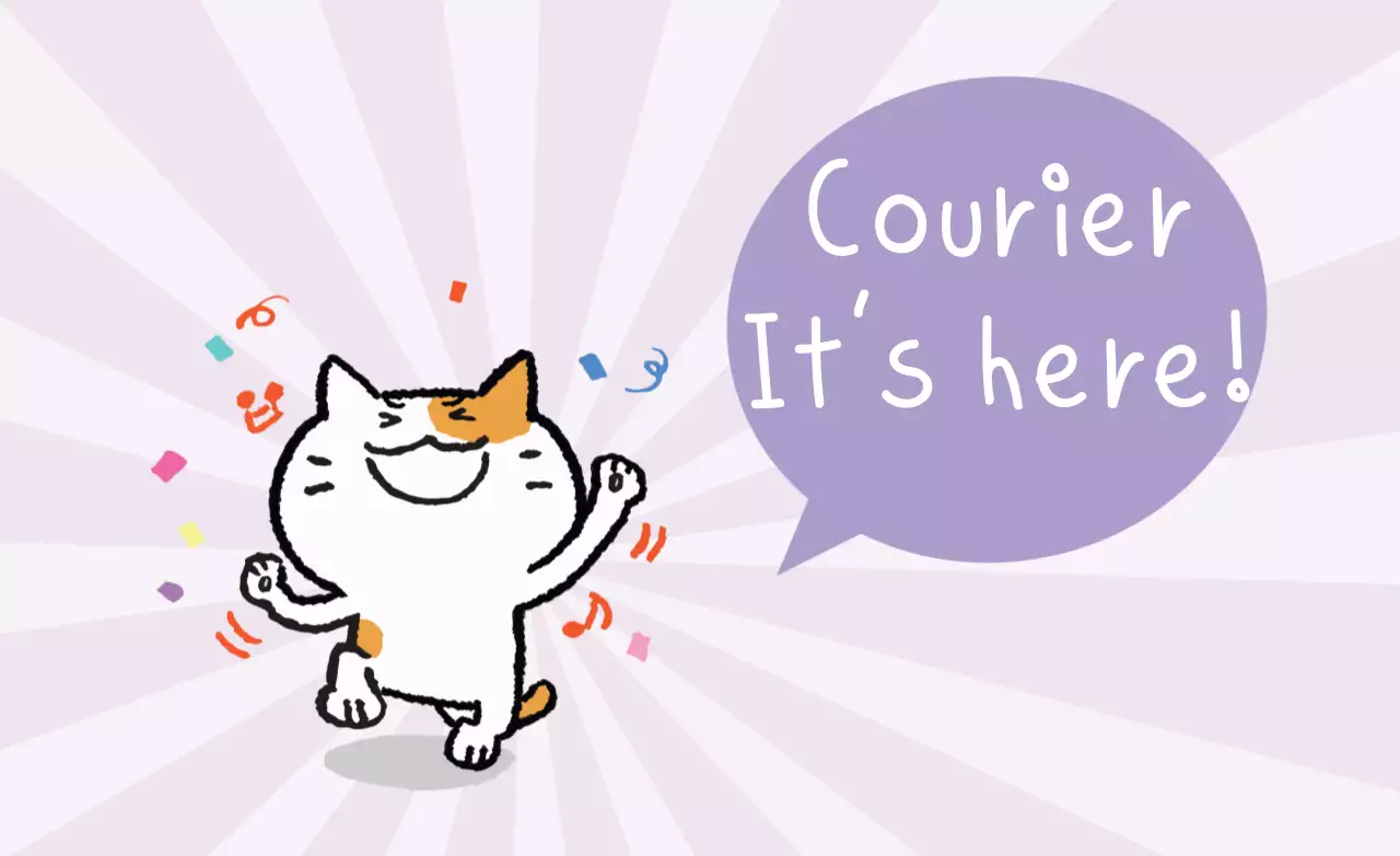 Banner de anúncio de entrega de quadrinhos roxos