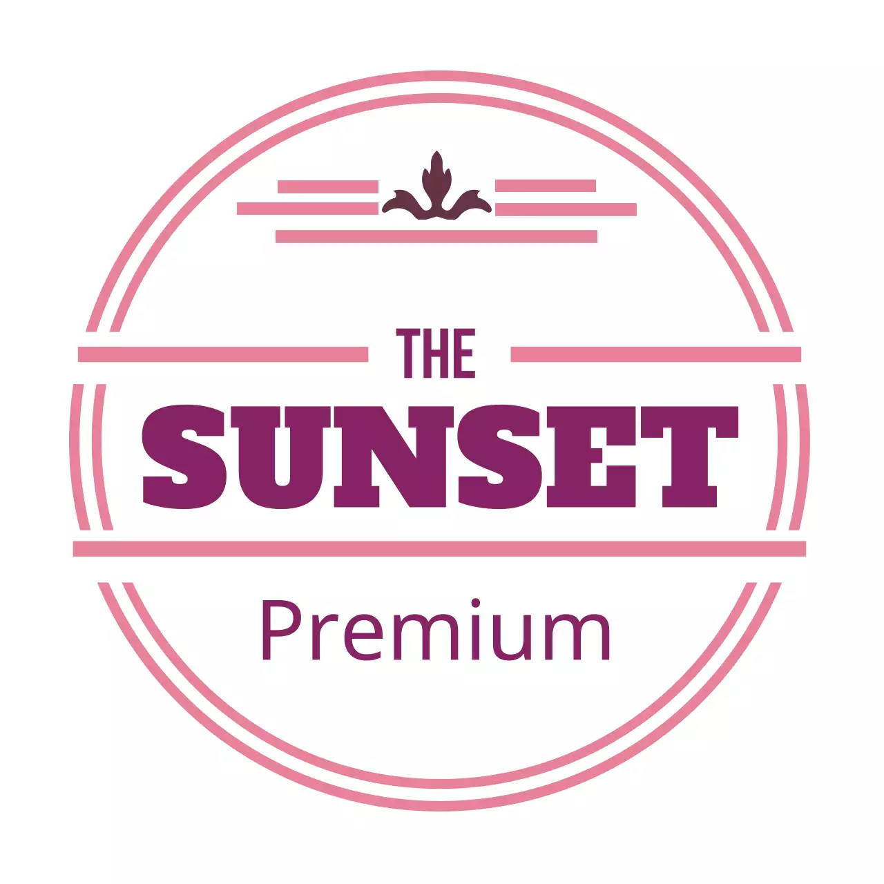 Pink Classic Design Logo