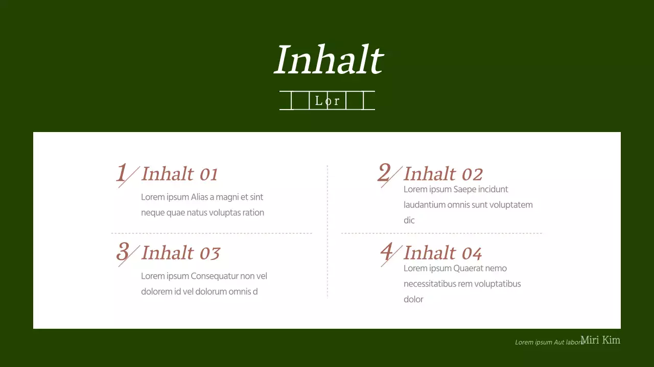 Grünes Manuskriptpapier