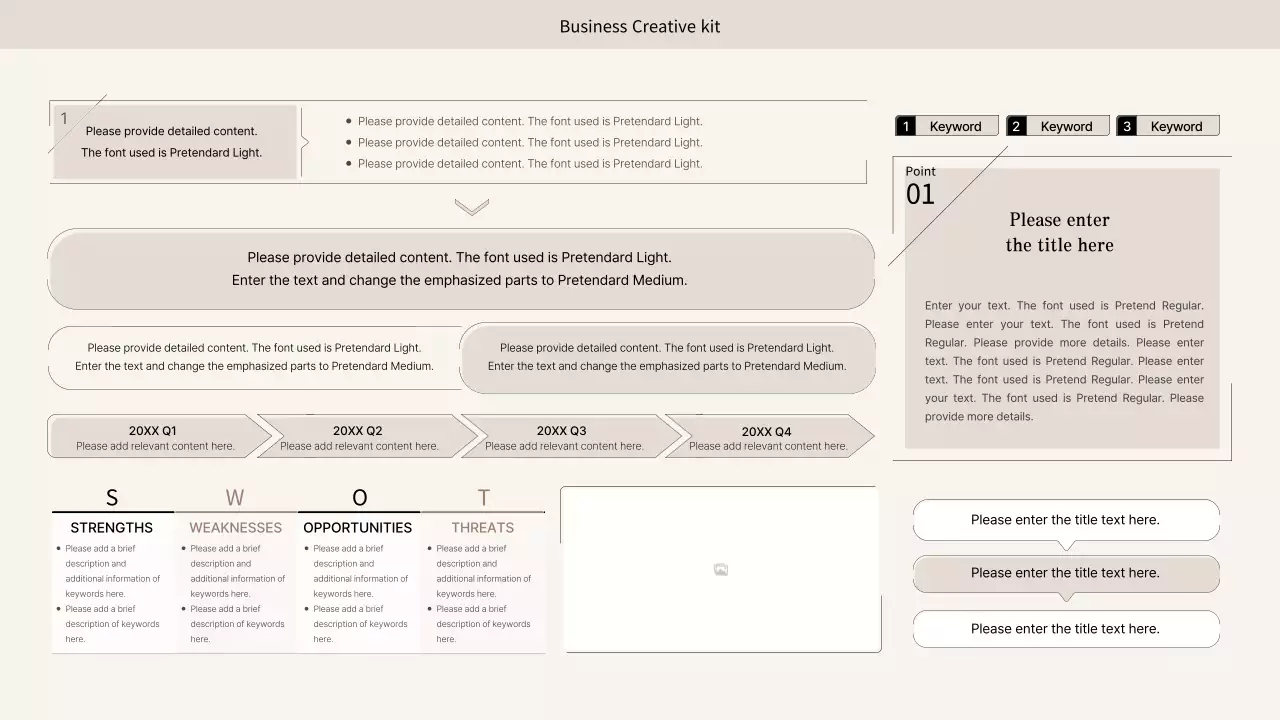 Beige Minimalist Business Report Presentation