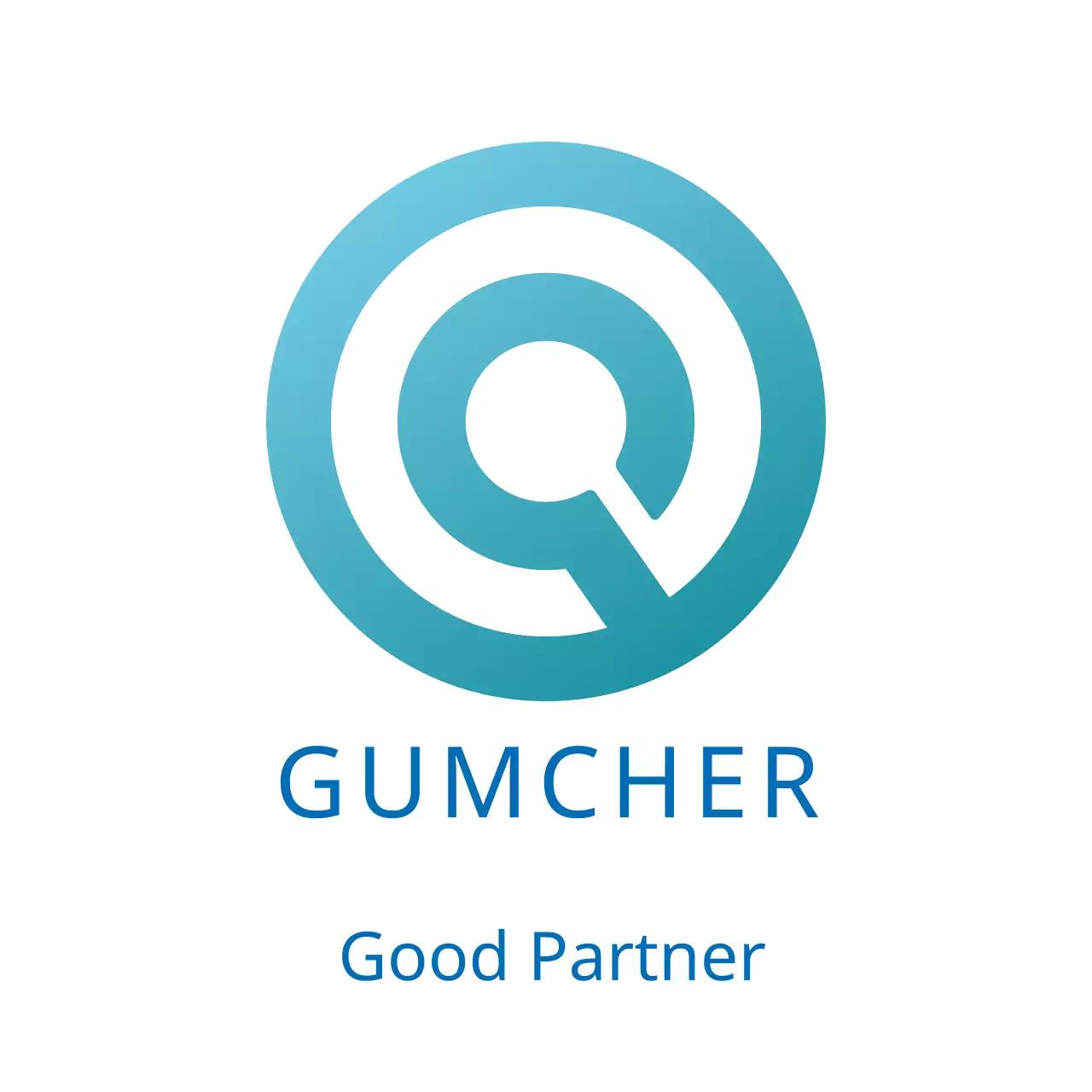 Teal Modern Business Card Logo