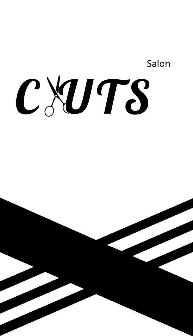 Danh thiếp tiệm làm đẹp tối giản màu đen