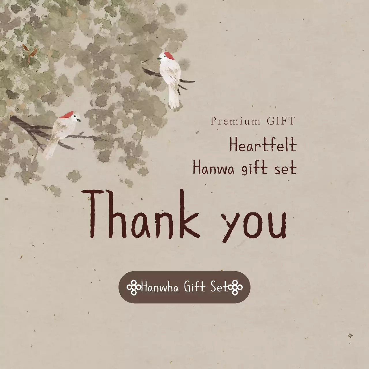 Nền minh họa màu nâu xám Lễ tạ ơn Chuseok