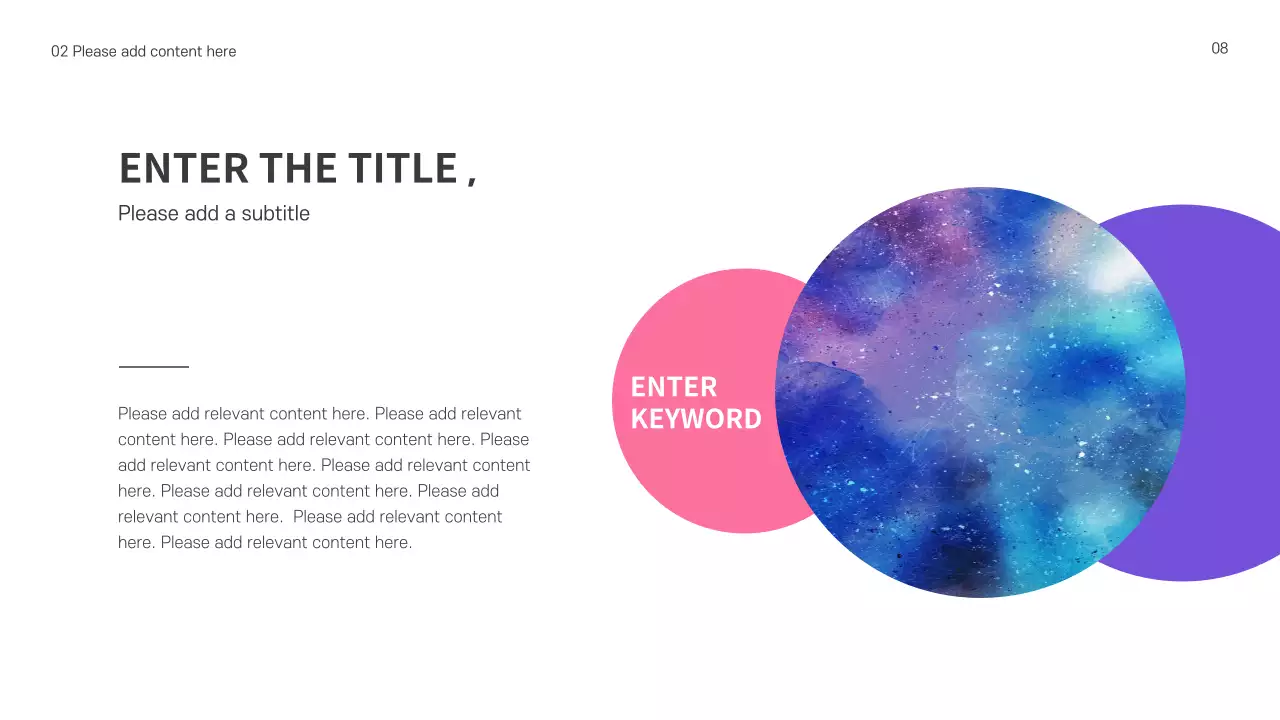 Presentasi Panduan Minimalis Berwarna-warni