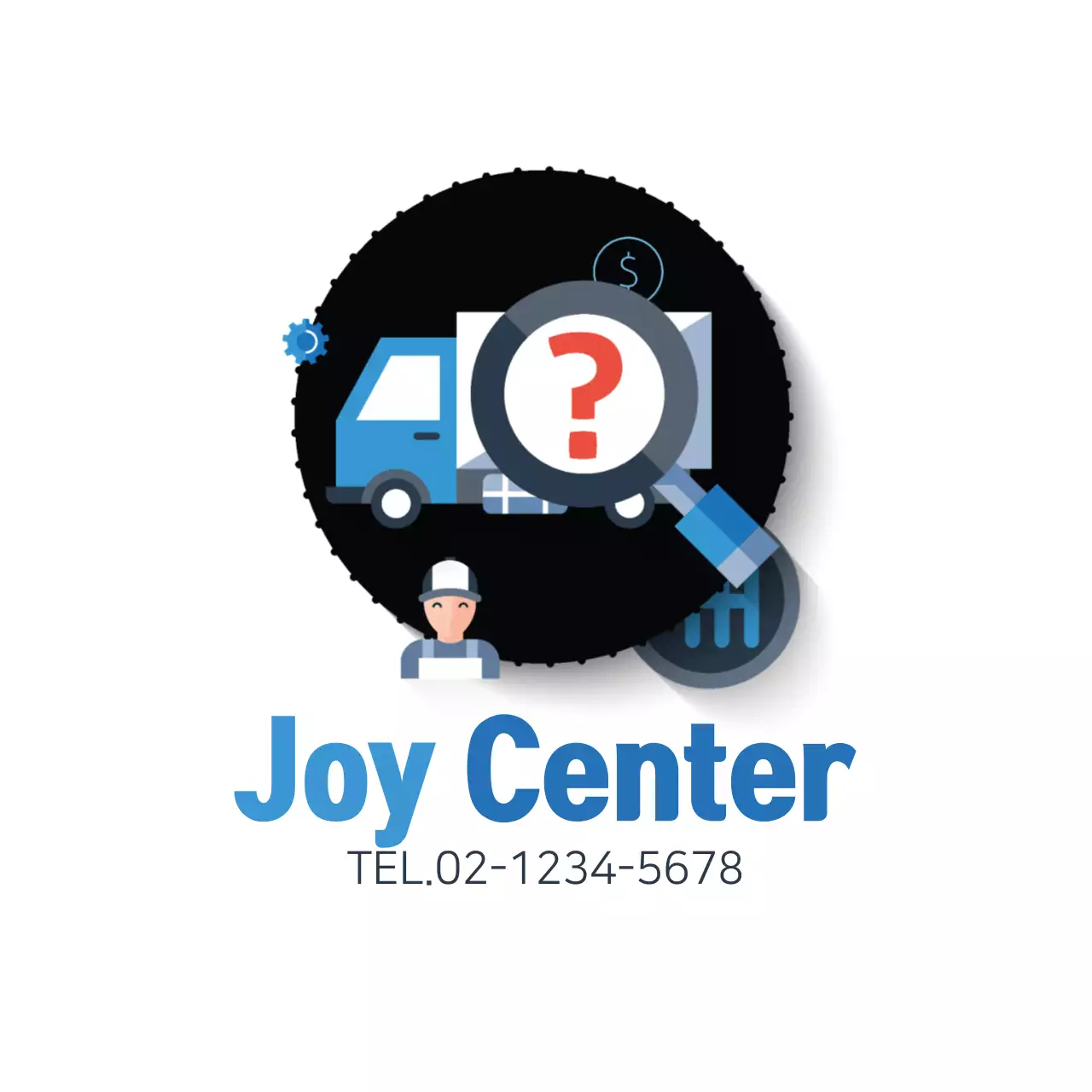 Black Modern Logistics Advertisement Banner