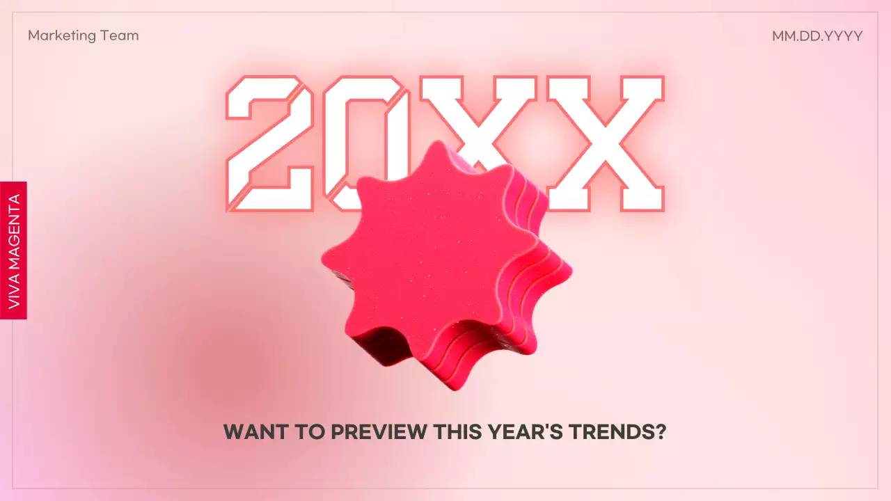 Pink Modern Trends Promotion Presentation