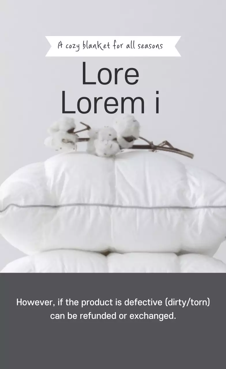 Danh sách kiểm tra cho chăn đơn giản có điểm nhấn là ảnh màu xám