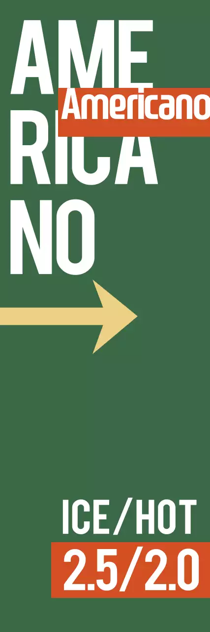 Banner de promoção de café verde moderno