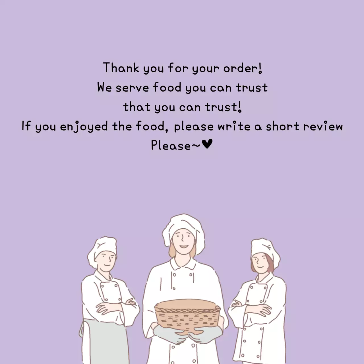 Pengiriman pesan terima kasih