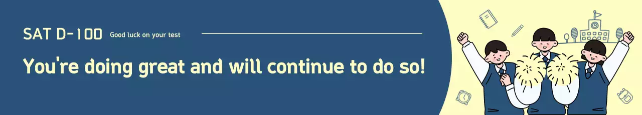 Faixas SAT com ilustrações giras sobre um fundo azul-marinho