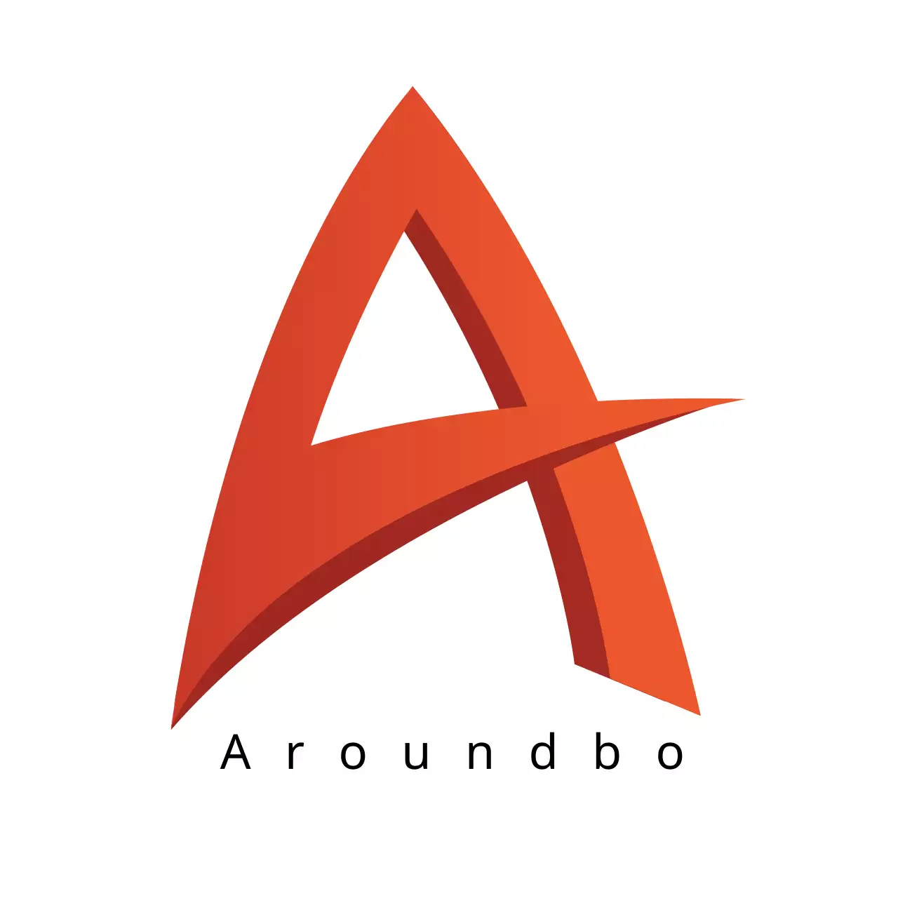 Orange Modern Design Logo