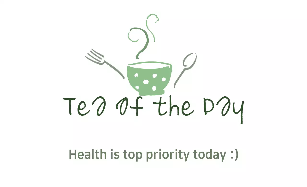 Green Minimal Tea Menu Banner
