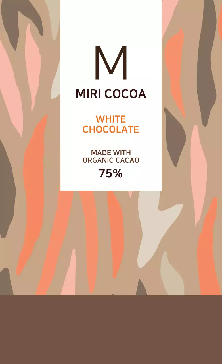 Nhãn trà hoa văn cây xanh