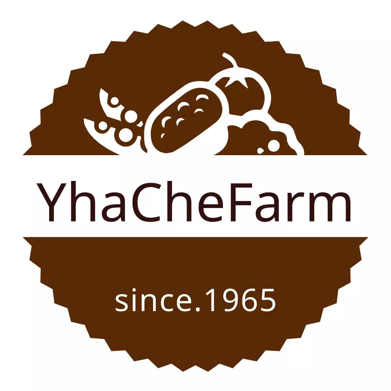 Brown Rustic Farm Advertisement Logo