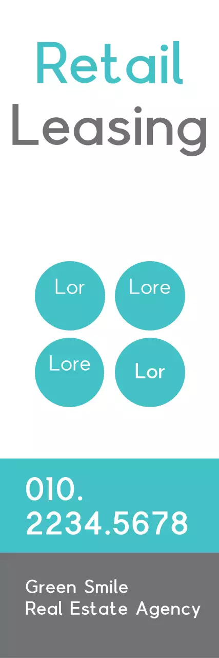 Faixa promocional de varejo moderna azul-petróleo