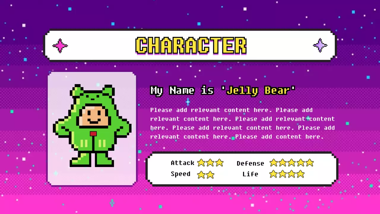 Purple Retro Game Guide Presentation