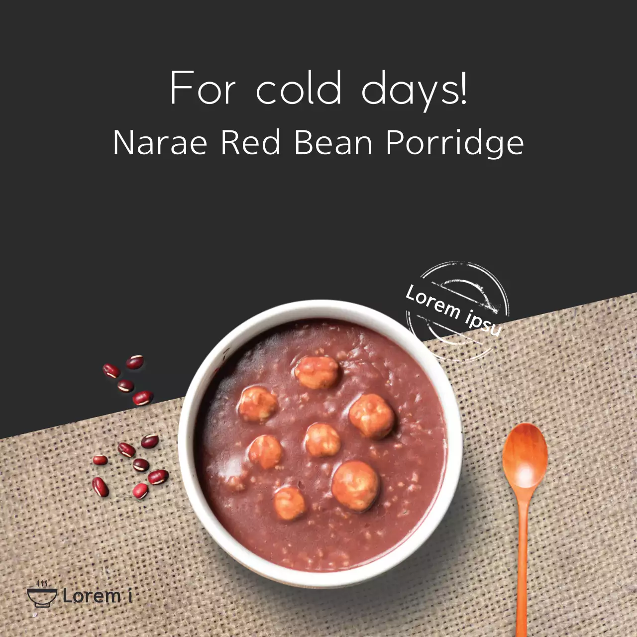 Brown Traditional Porridge Promotion Banner
