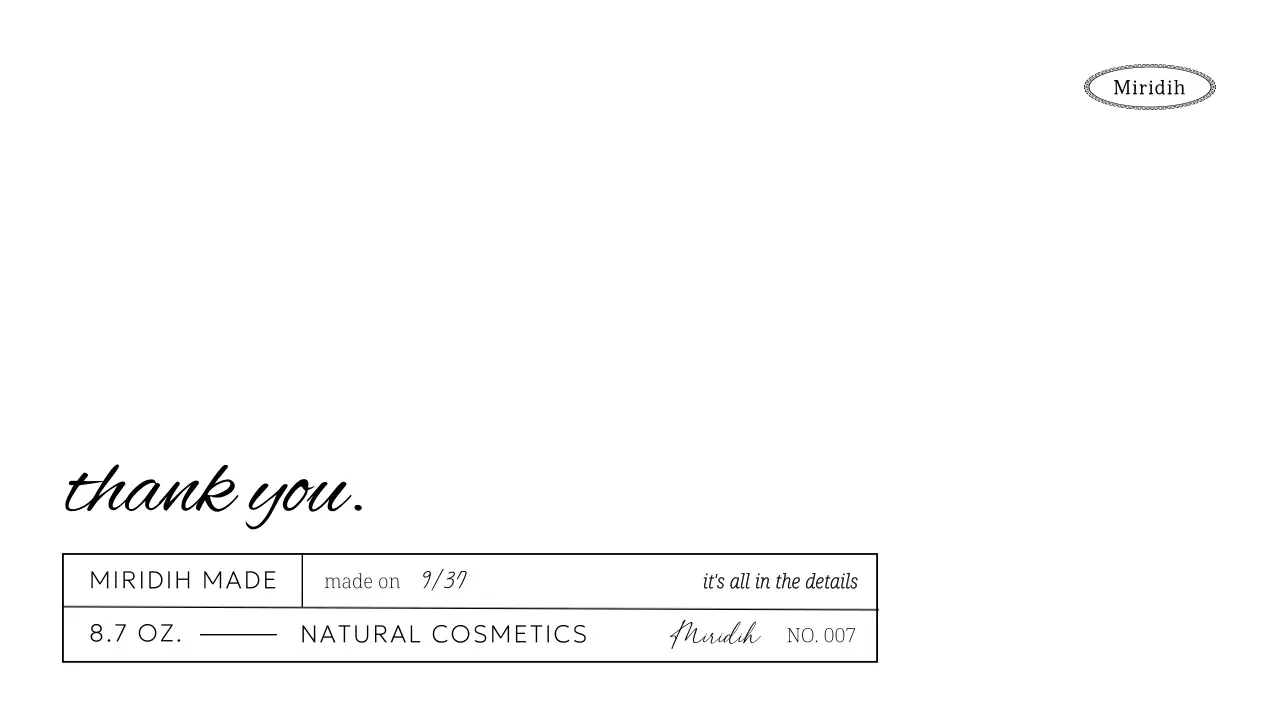 Branded thank you envelopes with text and lines