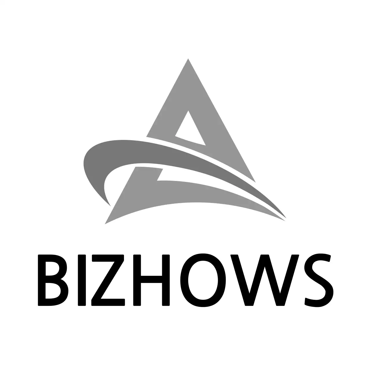 Grey Modern Business Card Logo