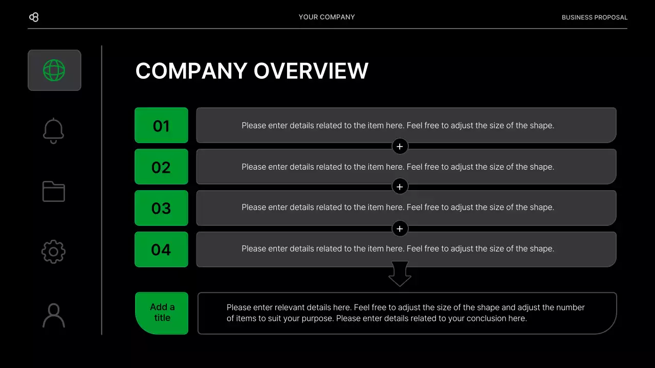 Black Modern Business Proposal Document Presentation
