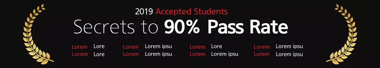 Banner de anúncio de educação profissional negra