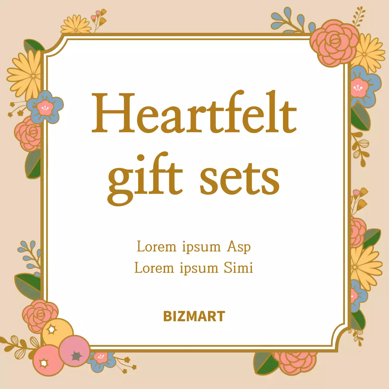 Beige Elegant Gift Promotion Banner