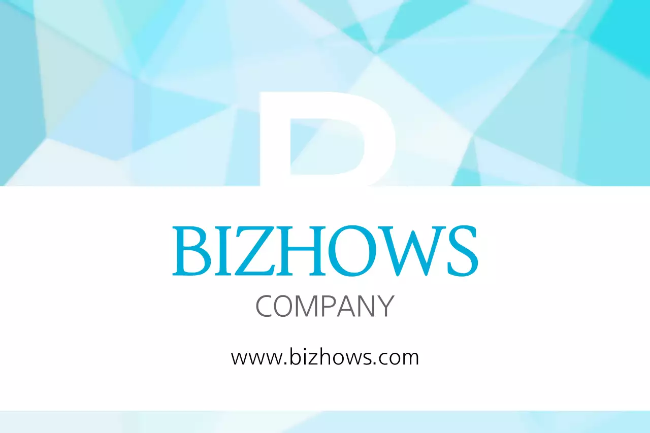 Blue Modern Business Card Banner