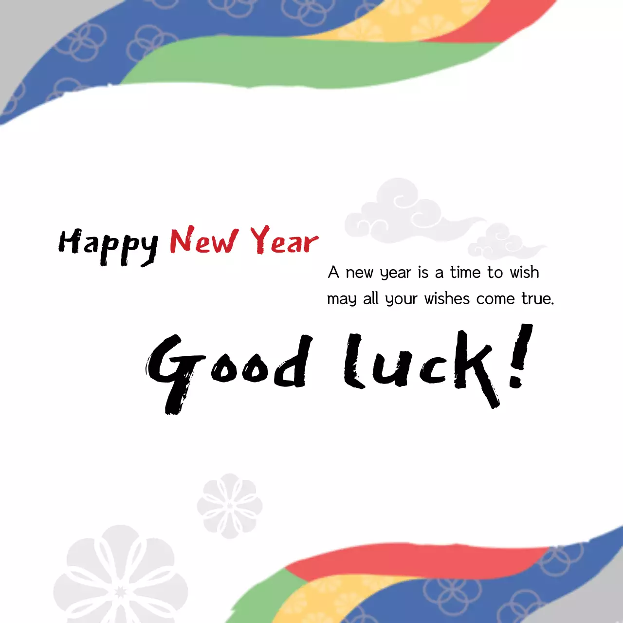 Biểu ngữ mời mừng năm mới truyền thống đầy màu sắc