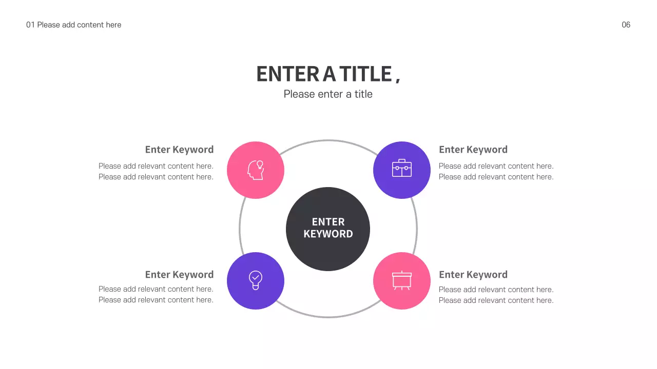 Presentasi Panduan Minimalis Berwarna-warni