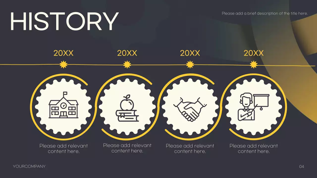 Yellow Abstract Business Plan Presentation