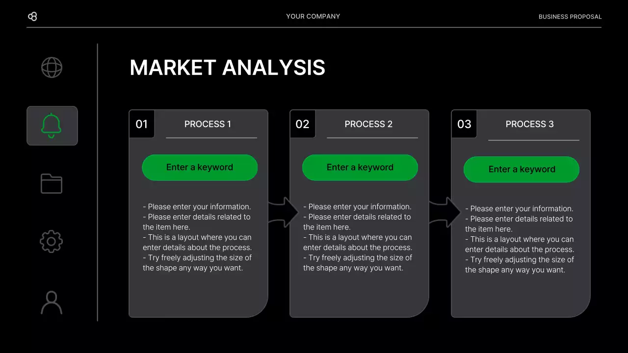 Black Modern Business Proposal Document Presentation