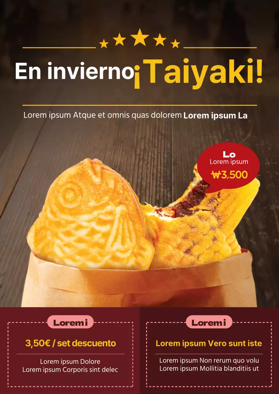  Ceremonia del taiyaki marrón