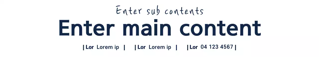 Banner de layout de site moderno azul