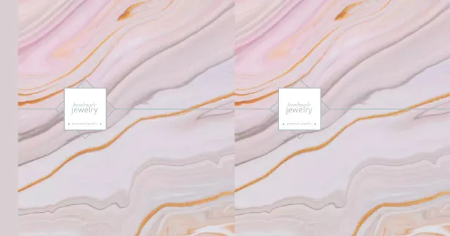 Toko Perhiasan Pola Marmer Modern Abu-abu