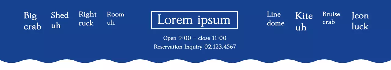 Banner de anúncio moderno azul