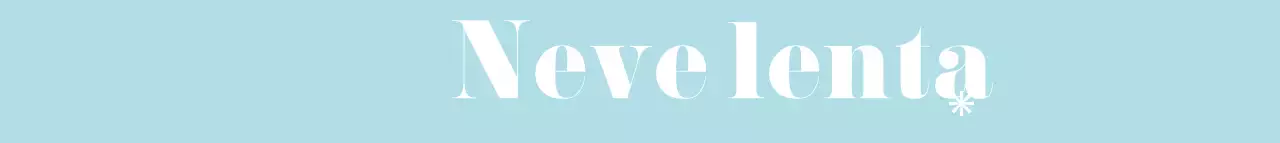 Promozione di un'azienda di abbigliamento con un concetto invernale pulito in azzurro e bianco.