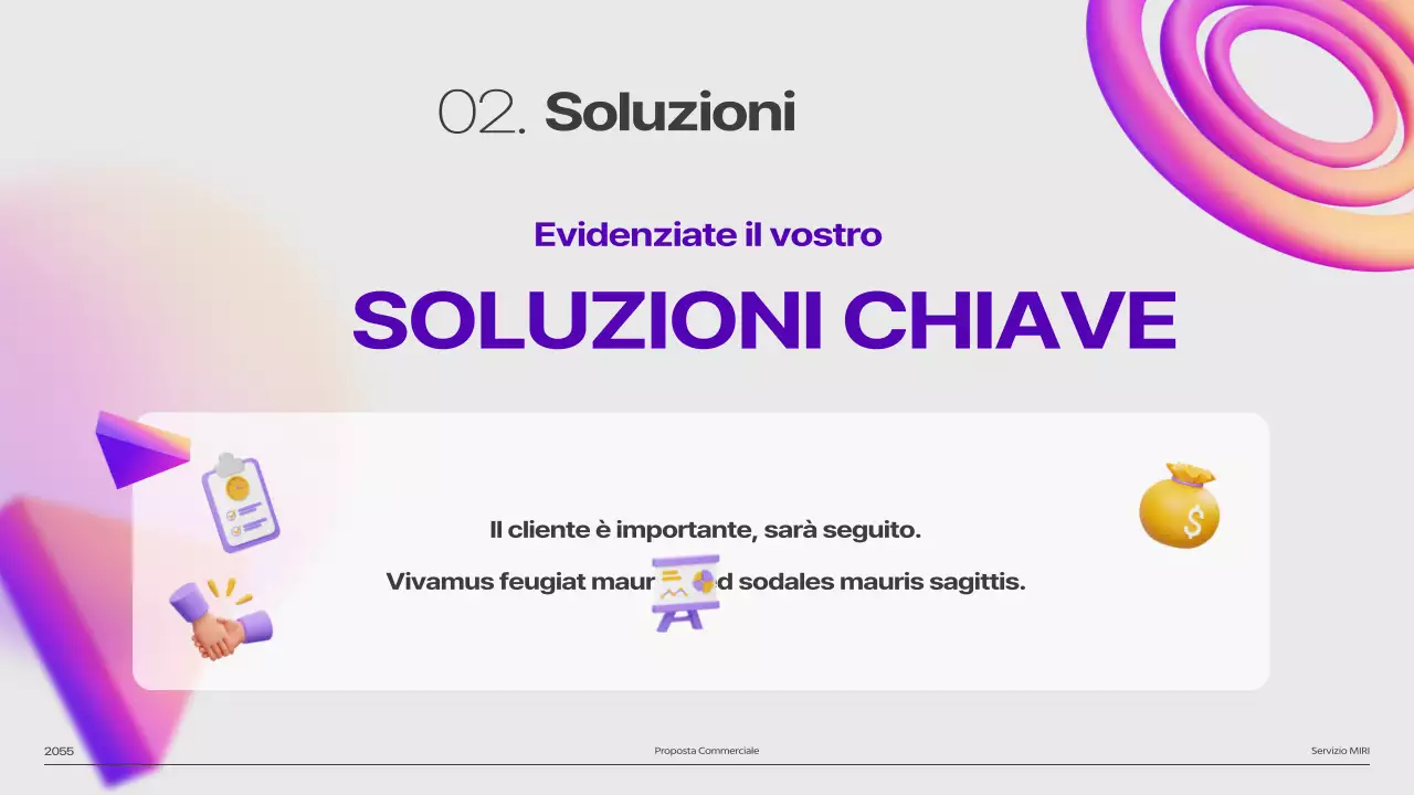 Mazzo di immagini sfumate di forme 3D di colore viola