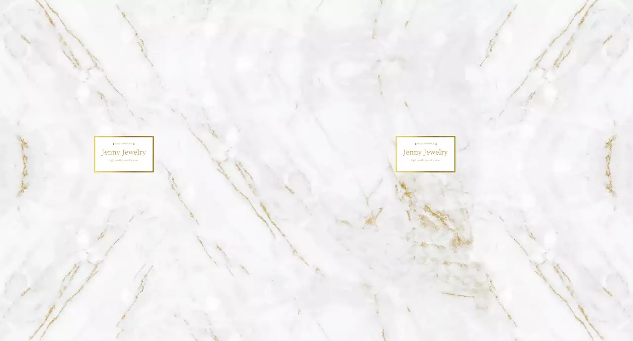 White Gold Modern Marble Pattern