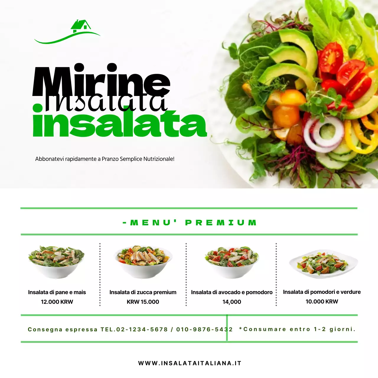 Iscriviti al feed Instagram di Green Salad