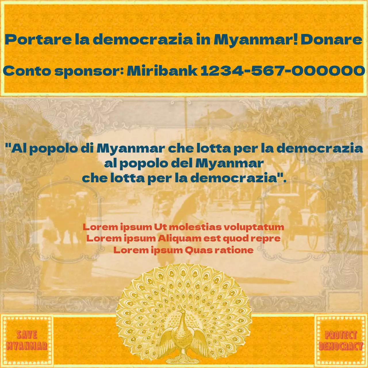 Notizie sulla carta del Myanmar