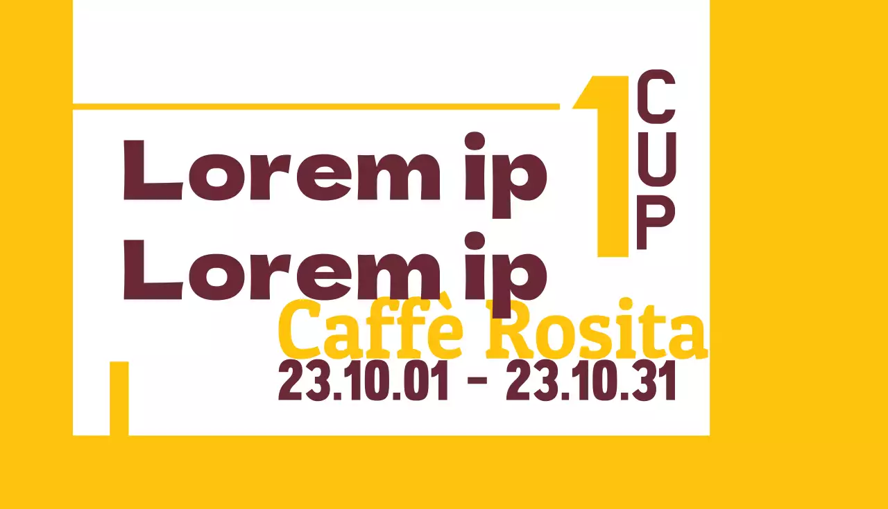 Coupon per eventi Cafè
