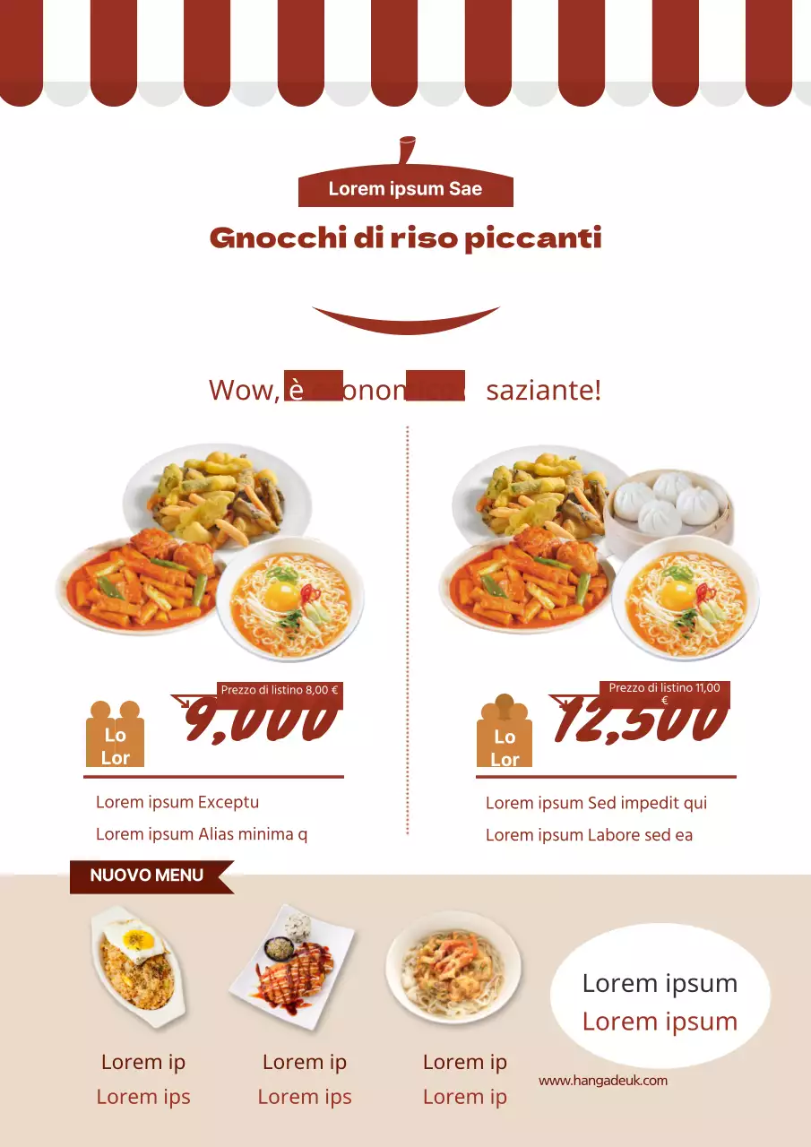 Un concetto di classe per il menu della pasta italiana con foto di pasta blu e gialla