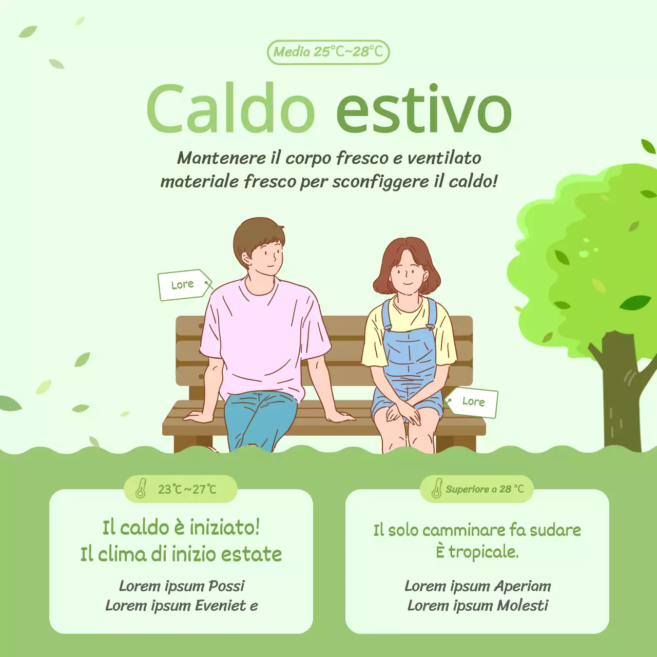 Vestito in giallo e chartreuse CardNews