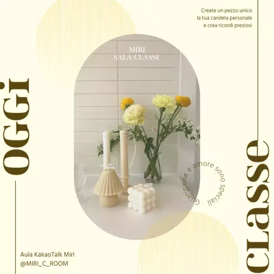 La candela gialla promuove un corso di un giorno