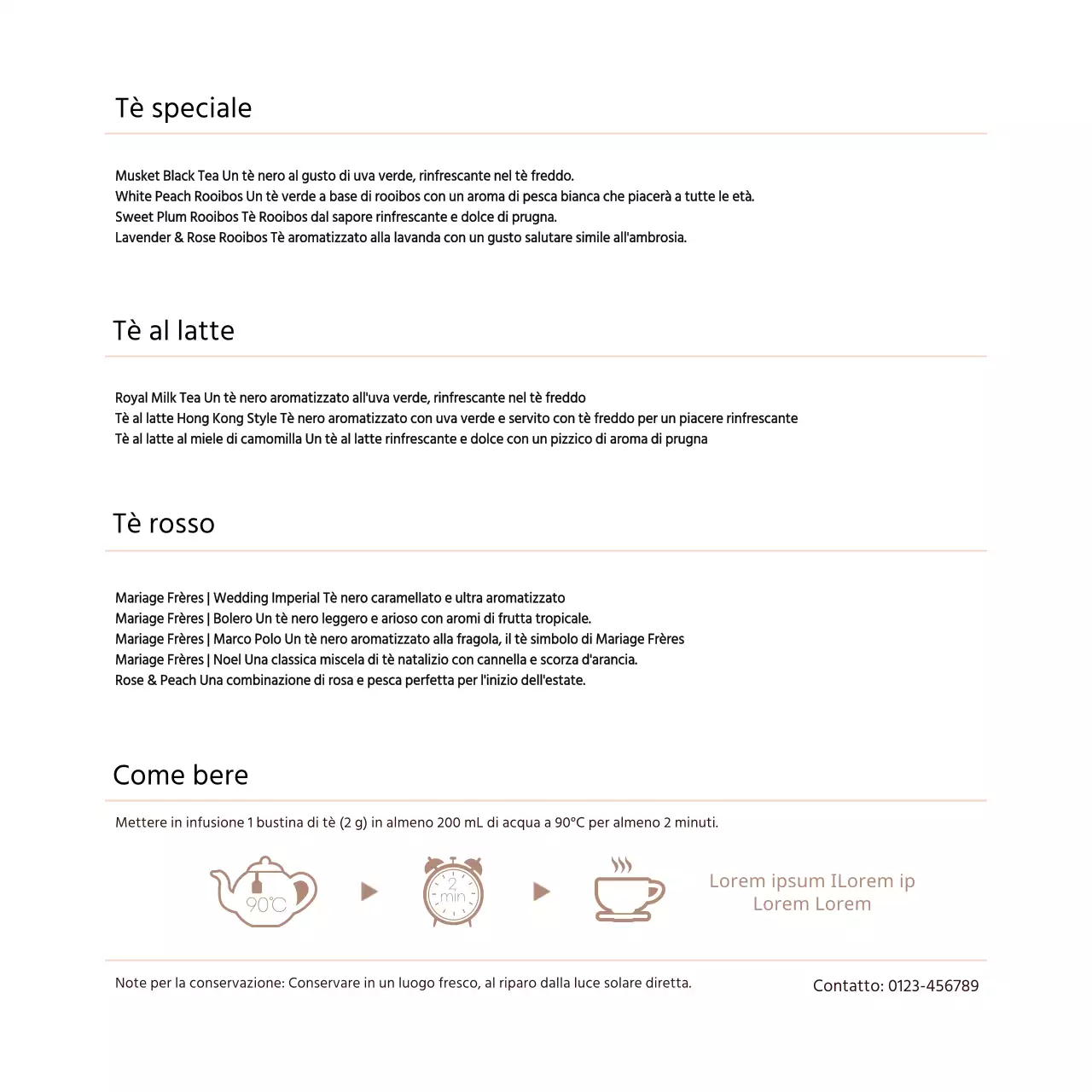 Cartoline in bustina da tè a tema illustrato dai colori caldi