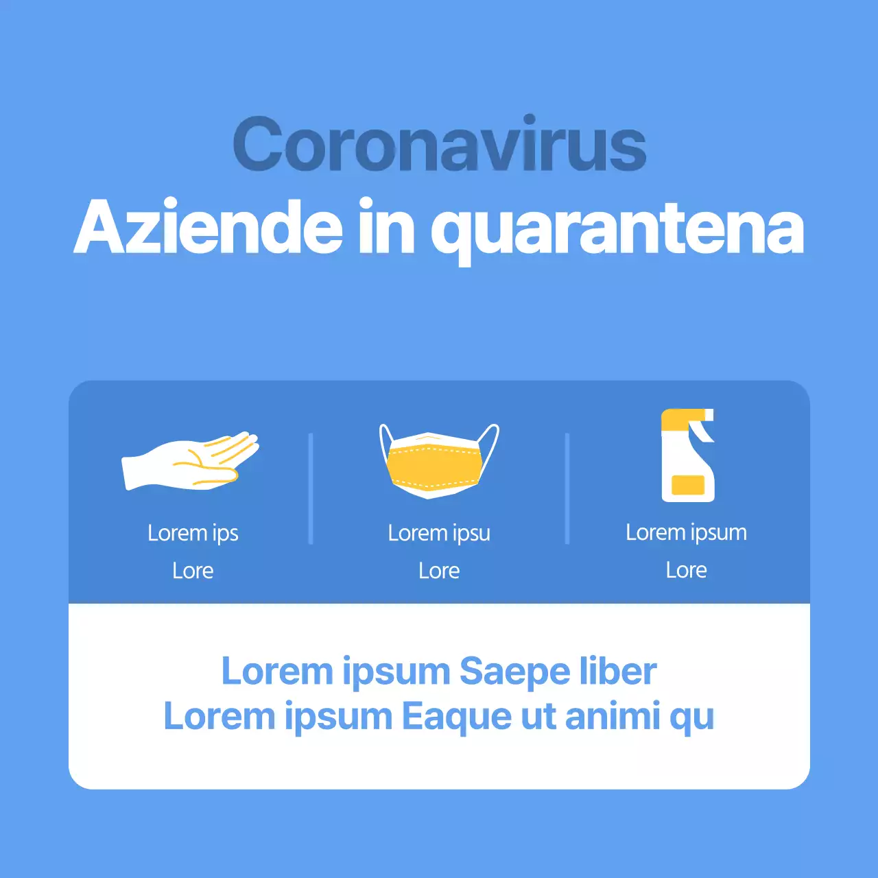 Attività di quarantena/prevenzione attiva