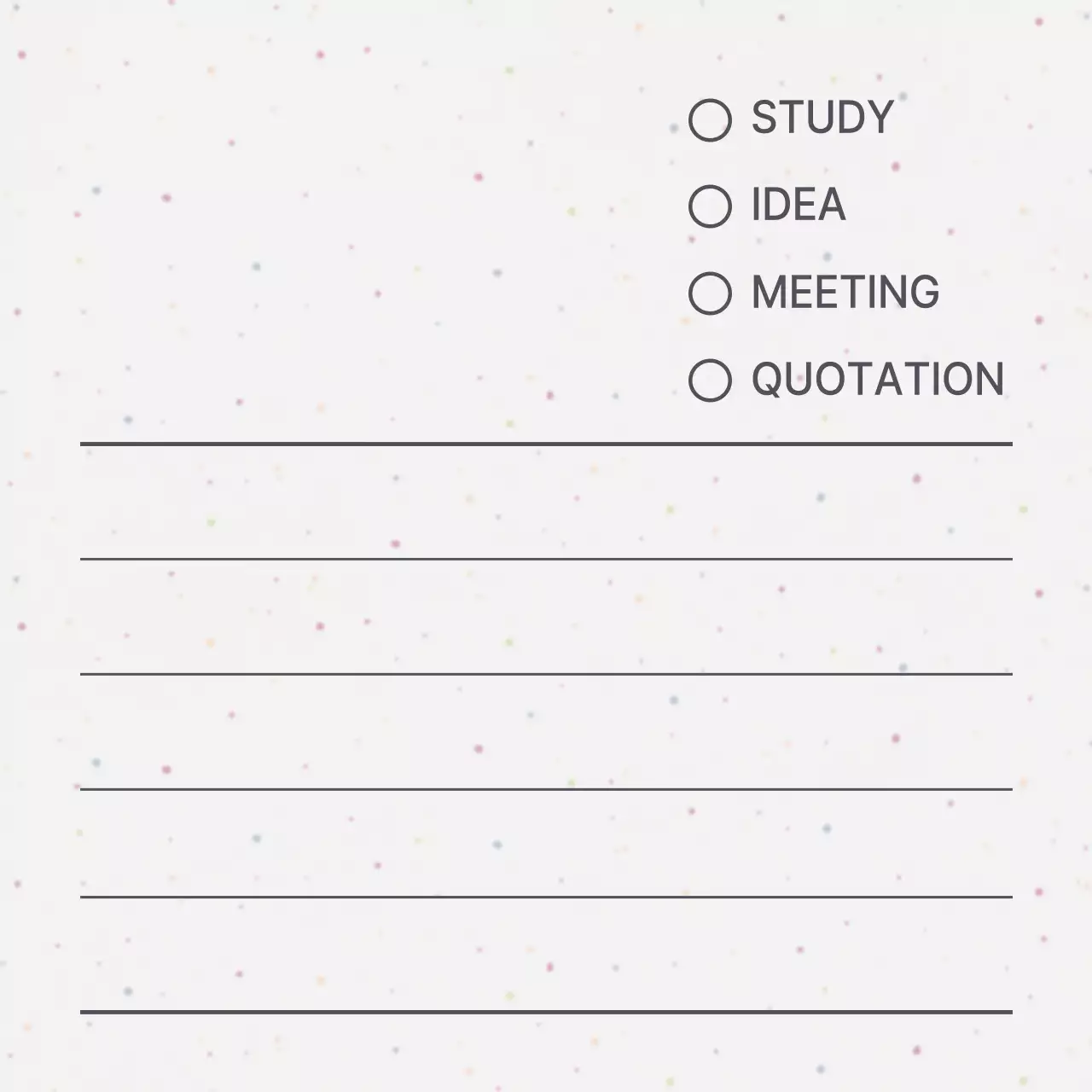 Gaya pola titik kerikil berwarna-warni untuk barang dagangan pribadi