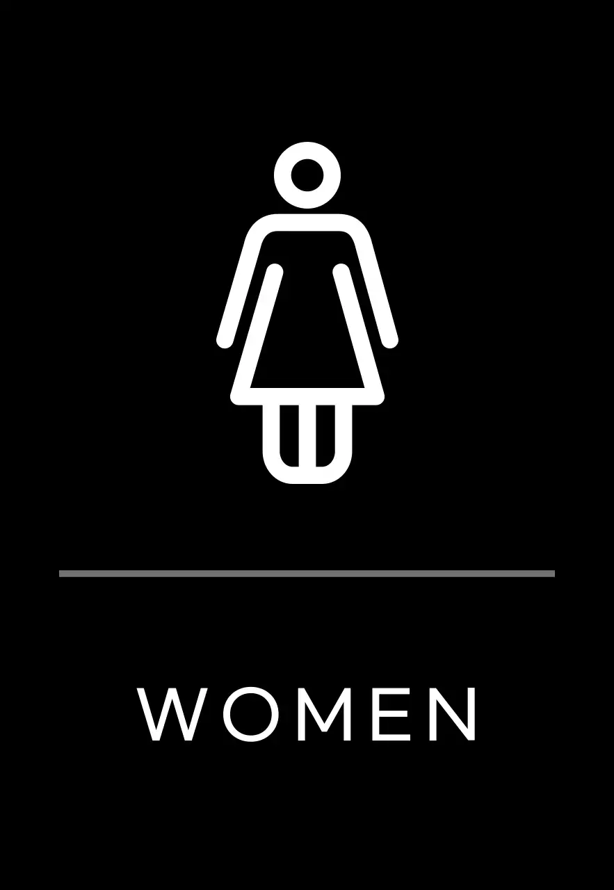 Papan nama sederhana berwarna hitam