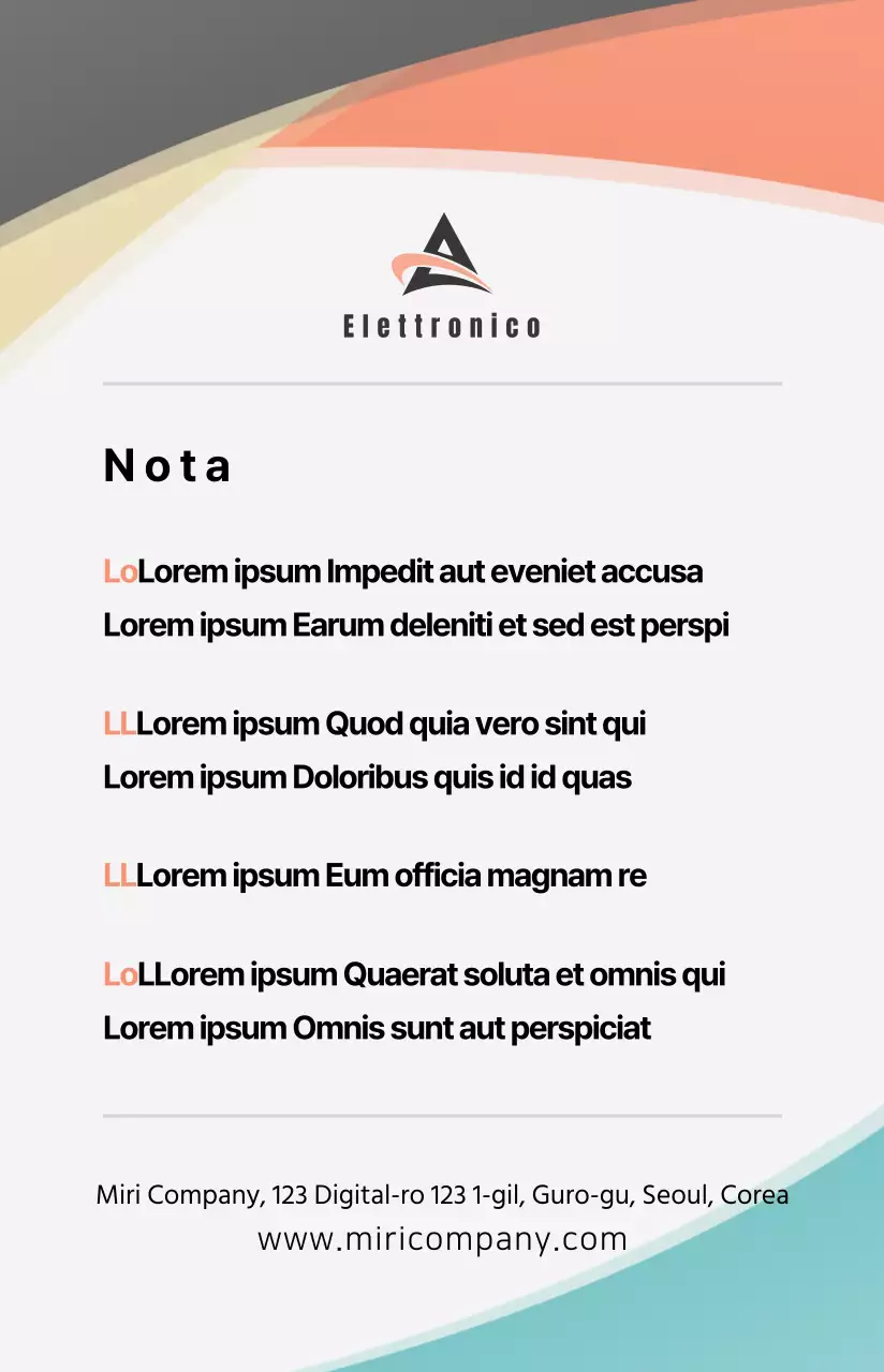 Uno stile di layout colorato e pulito per i certificati del tempio