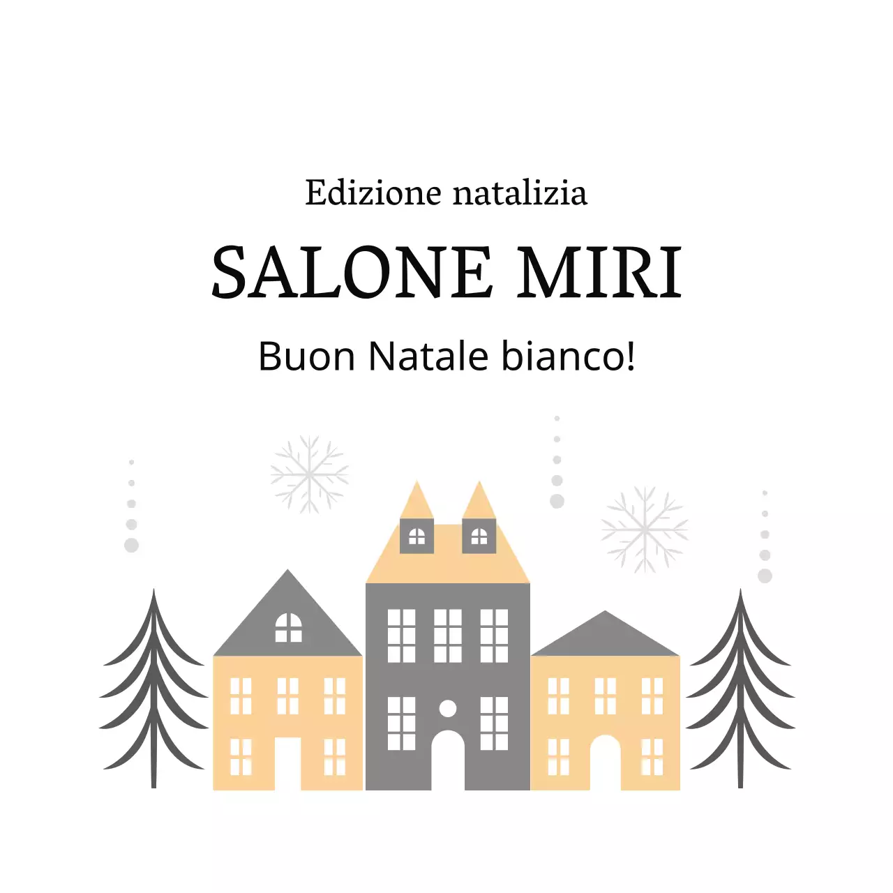 Etichette natalizie illustrate bianche e grigie